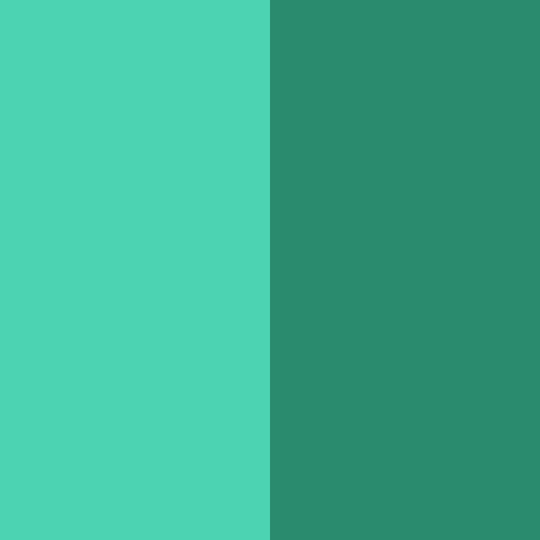 Download emerald depths color palette PNG image (square)