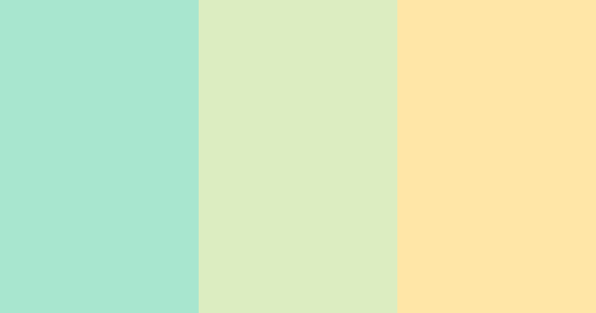 Download minted dreams color palette PNG image (landscape)