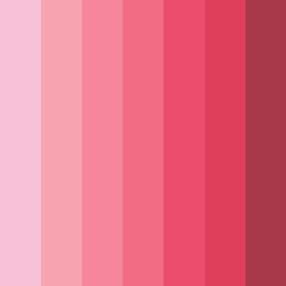 Download pink strawberry milkshake color palette PNG image (square)