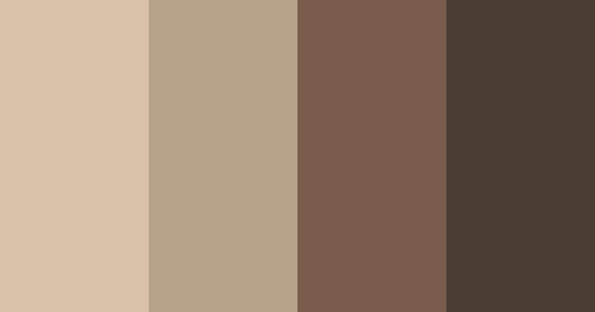 Download muted brown color palette PNG image (landscape)