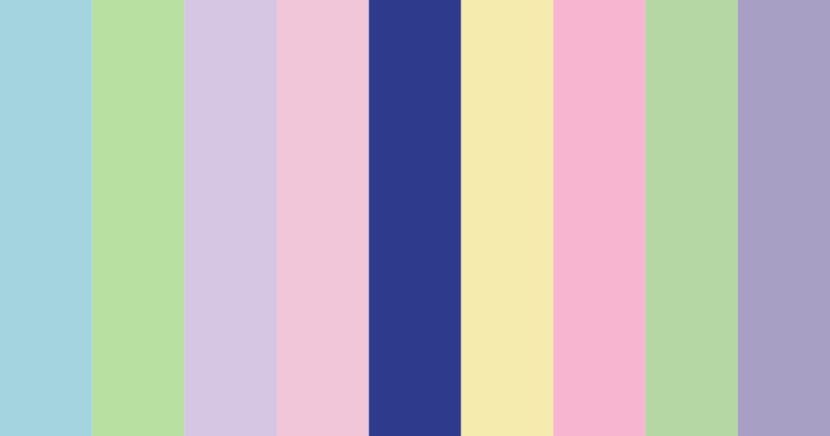 Download whimsical harmony color palette PNG image (landscape)