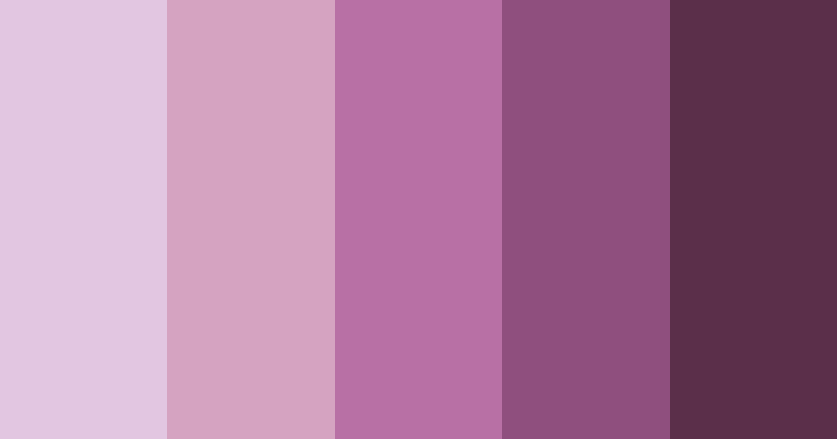 Download purple provence color palette PNG image (landscape)