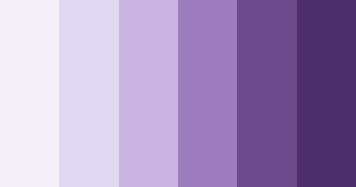 Download lavender shades color palette PNG image (landscape)