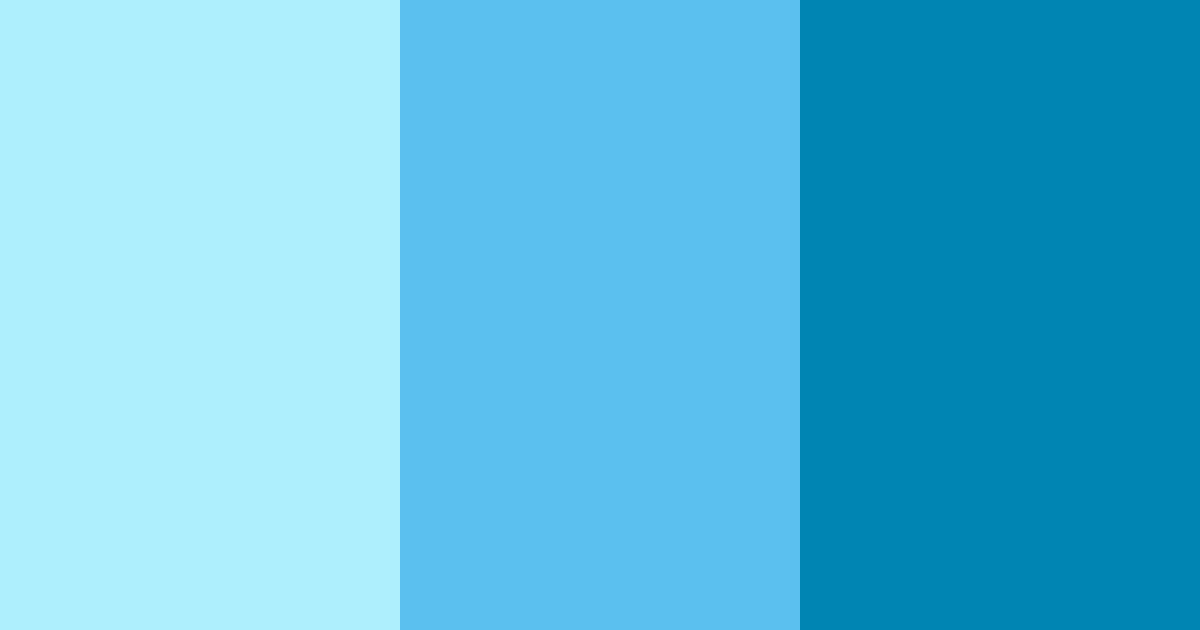 Download blue ocean breeze color palette PNG image (landscape)