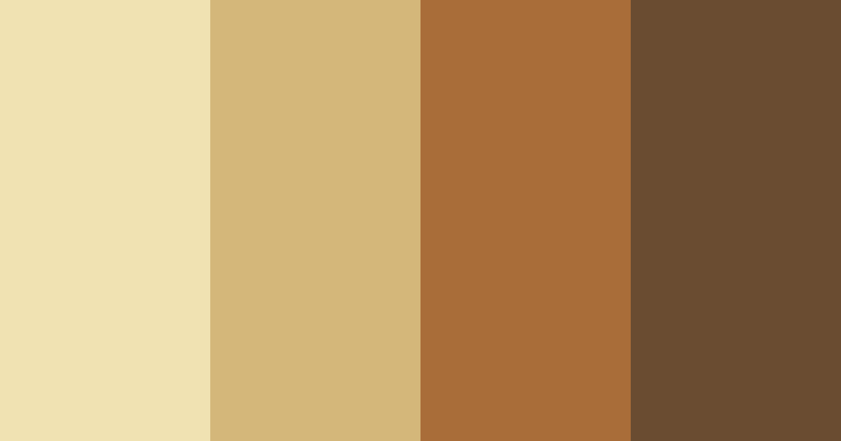 Download shades of brown color palette PNG image (landscape)