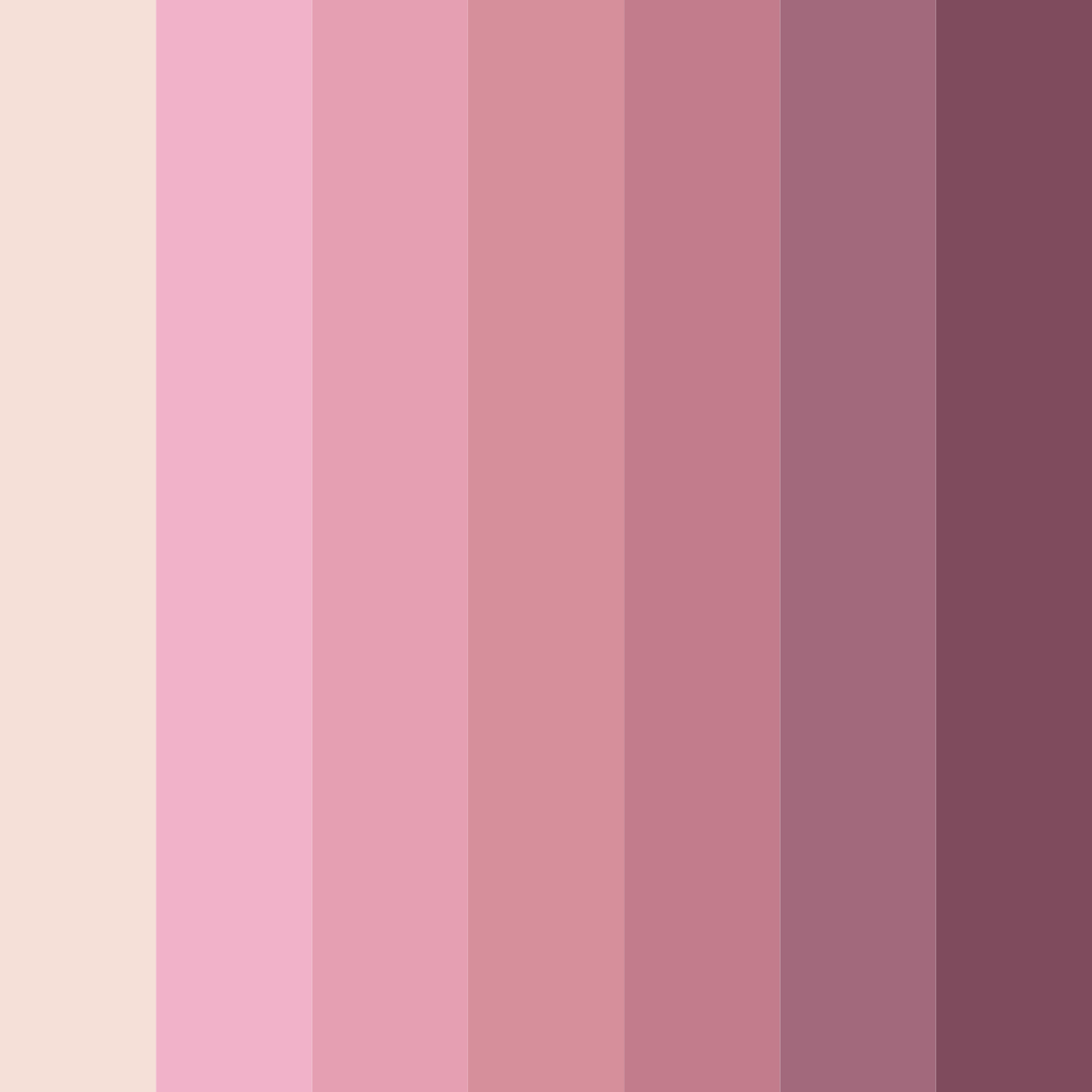 Download dreamy blossoms color palette PNG image (square)