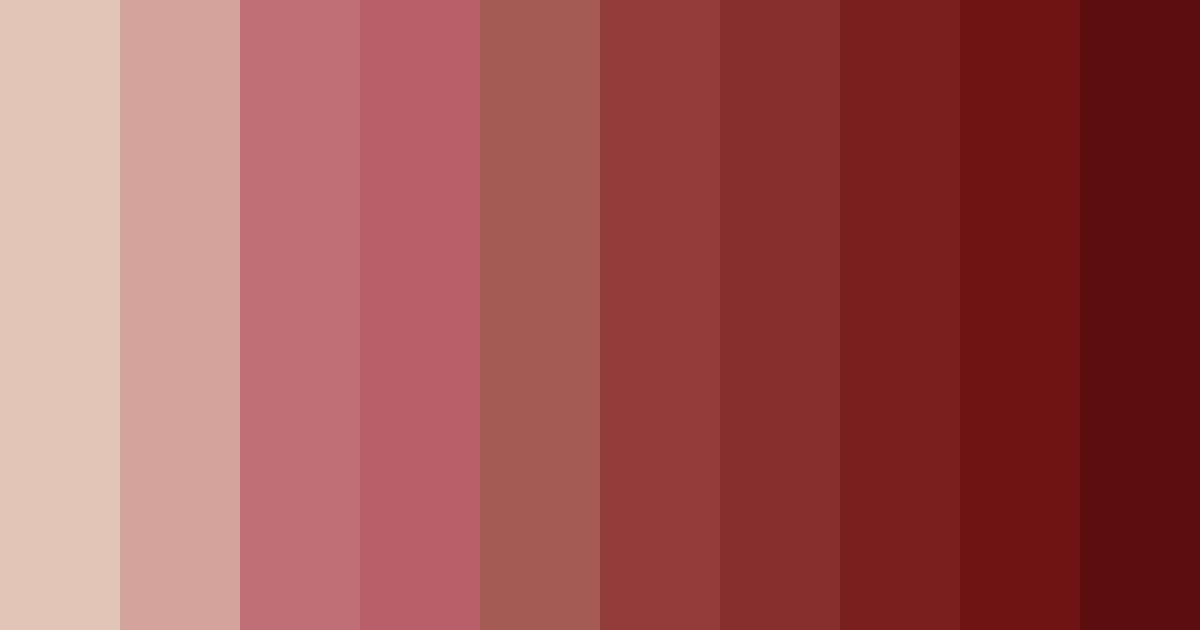 Download rustic ember color palette PNG image (landscape)