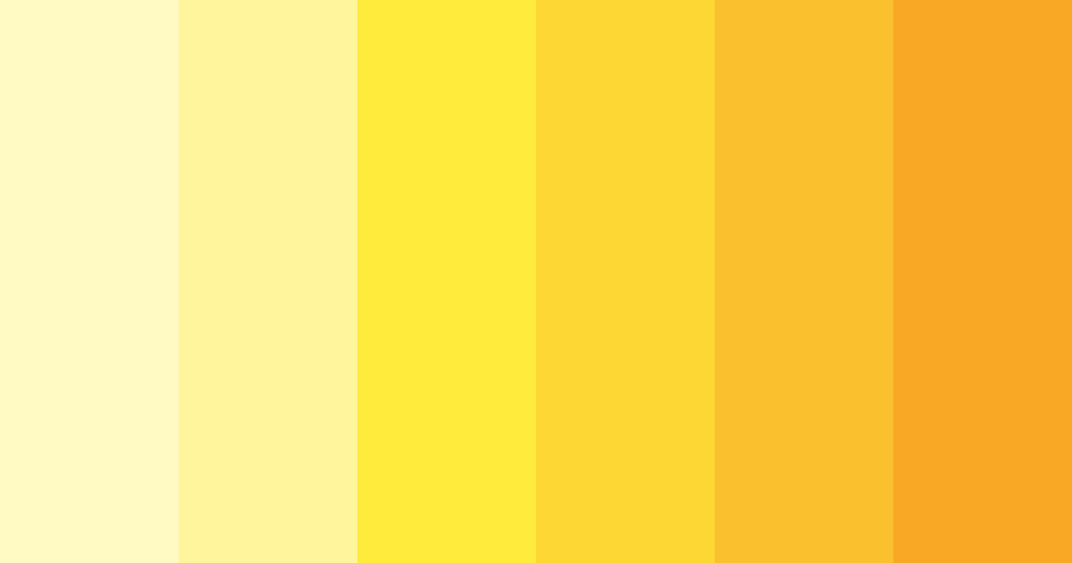 Download sunny citrus delight color palette PNG image (landscape)
