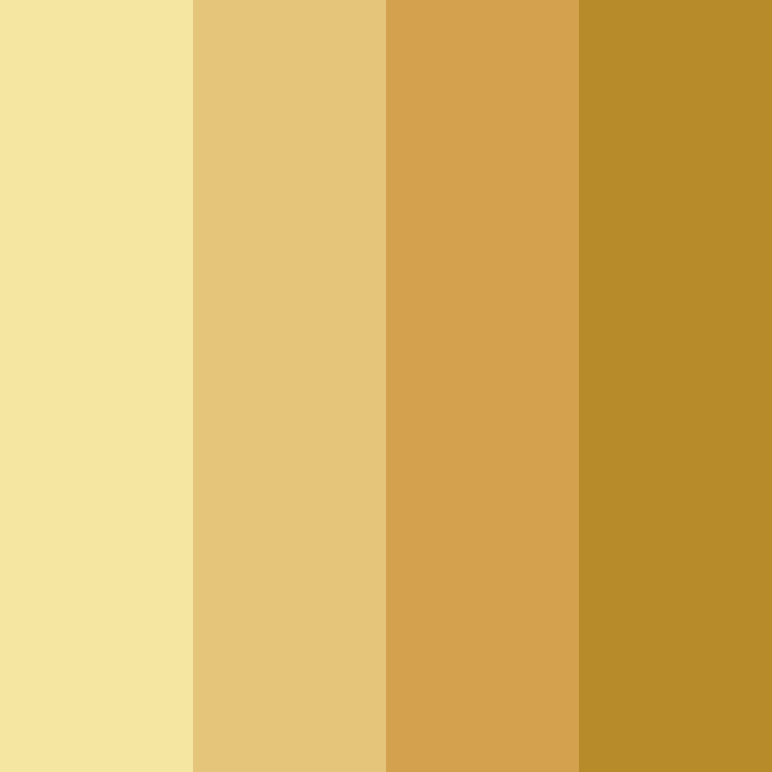 Download golden harvest color palette PNG image (square)