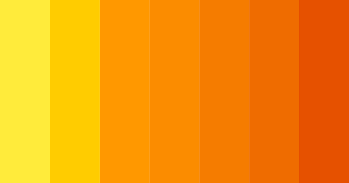 Download sunset citrus burst color palette PNG image (landscape)