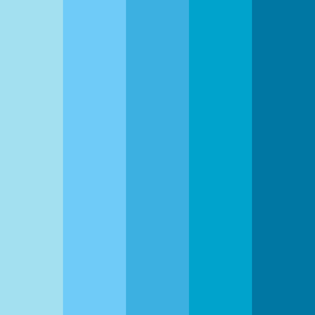 Download neon tides color palette PNG image (square)