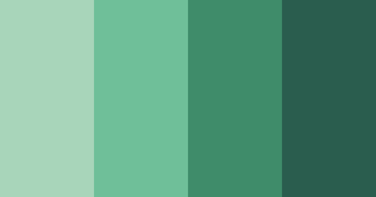 Download emerald canopy color palette PNG image (landscape)