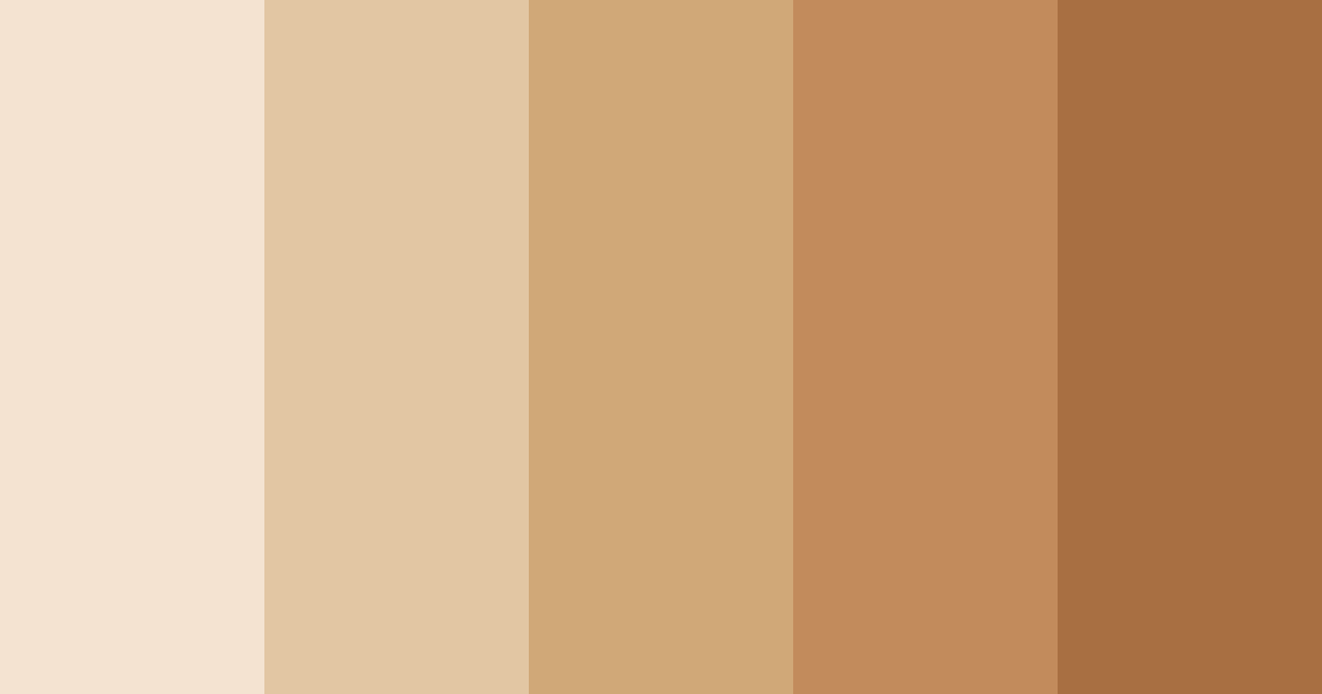 Download warm sandstone serenity color palette PNG image (landscape)