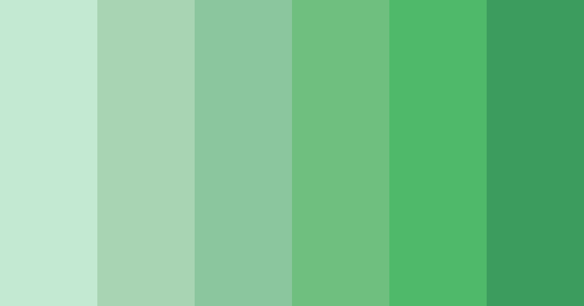 Download emerald breeze color palette PNG image (landscape)