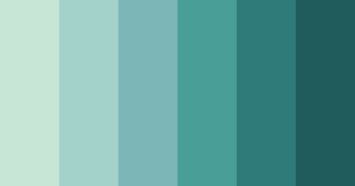 Download tropical serenity color palette PNG image (landscape)