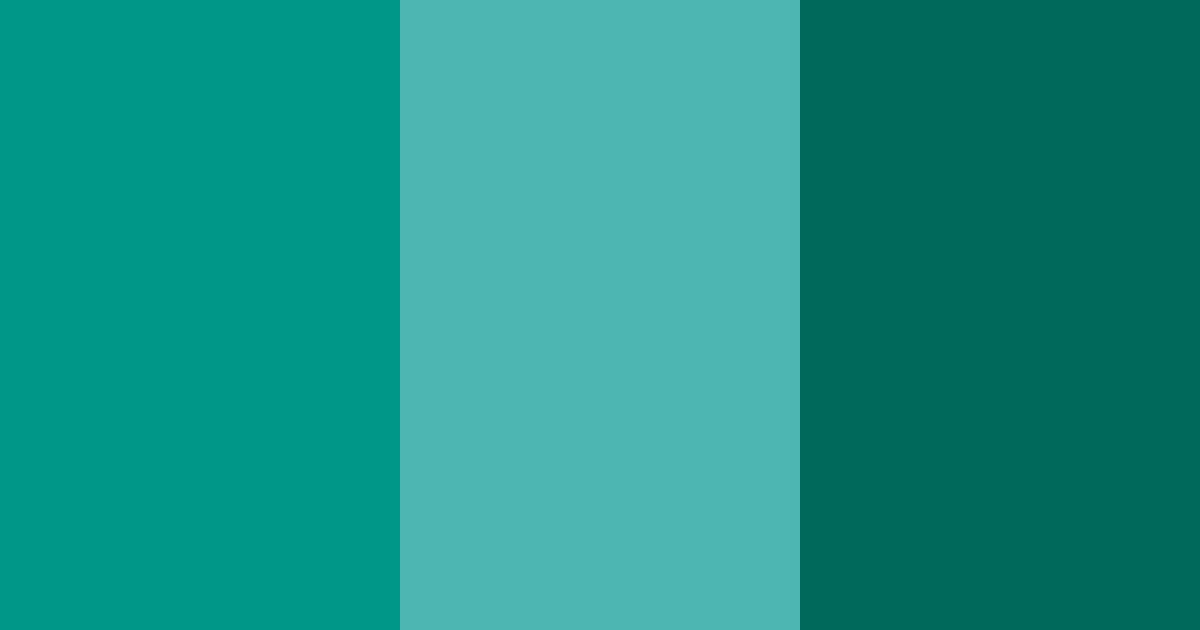 Download tropical teal serenity color palette PNG image (landscape)