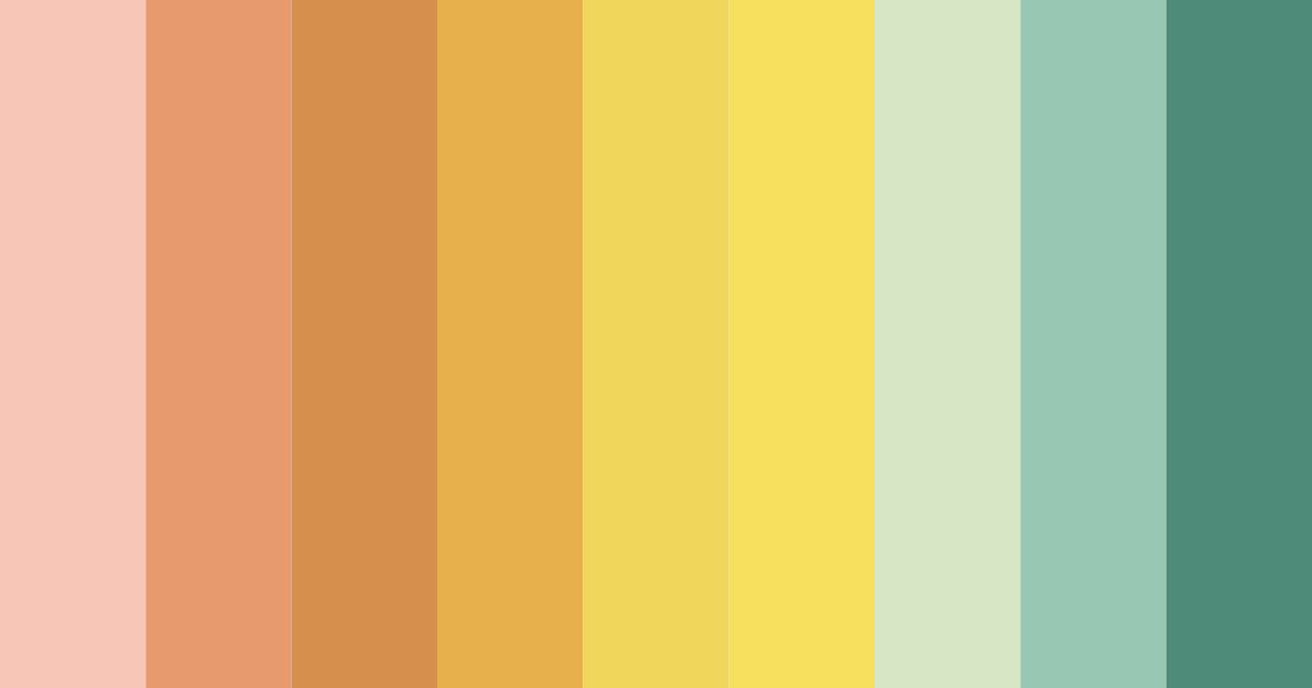 Download sunset serenity color palette PNG image (landscape)