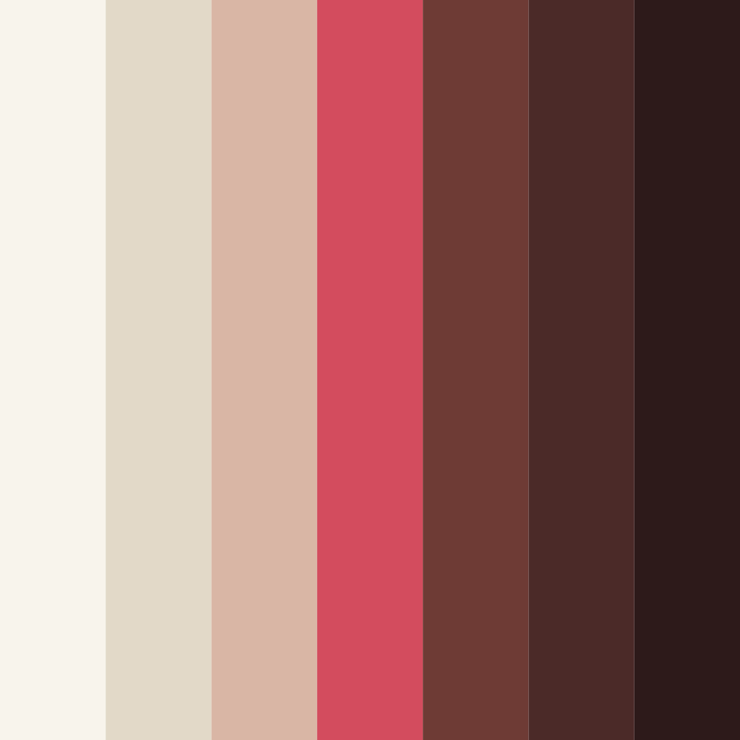 Download muted rose color palette PNG image (square)