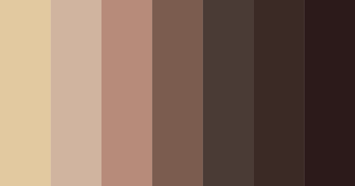 Download brown earth color palette PNG image (landscape)