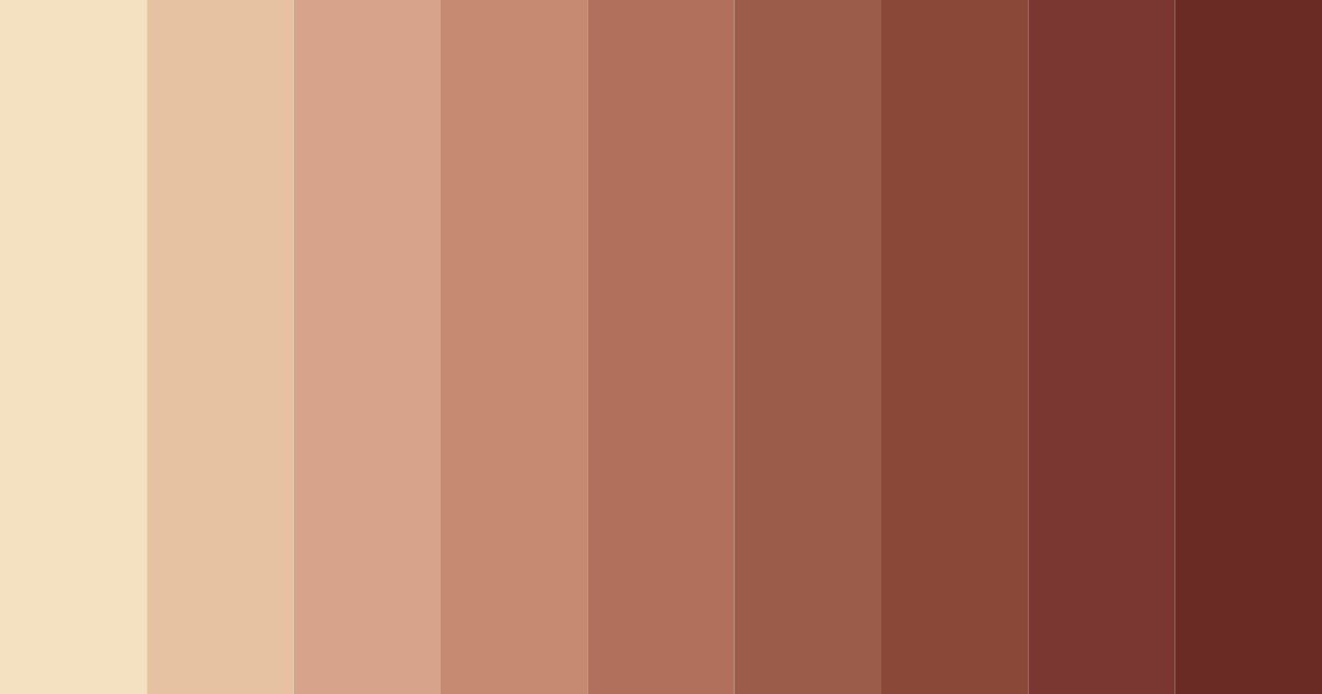 Download terre de chocolat color palette PNG image (landscape)