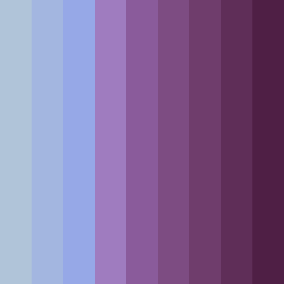 Download whispering twilight color palette PNG image (square)