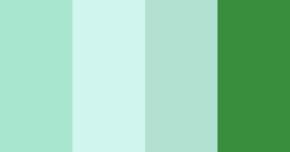 Download whispers of green color palette PNG image (landscape)