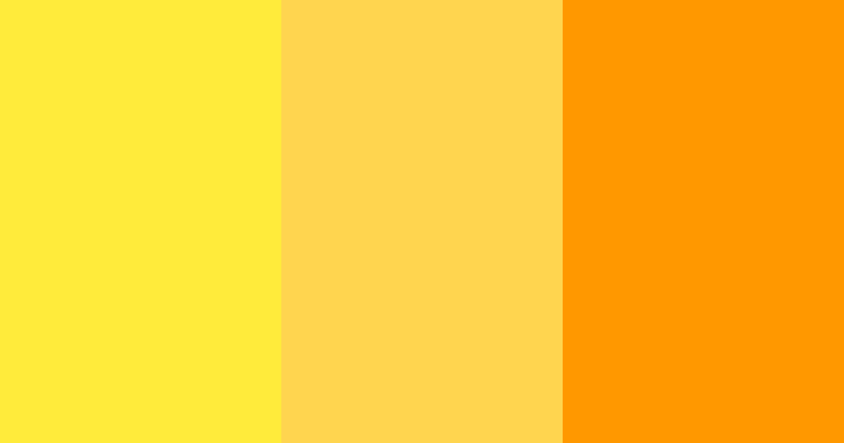 Download sunshine citrus color palette PNG image (landscape)