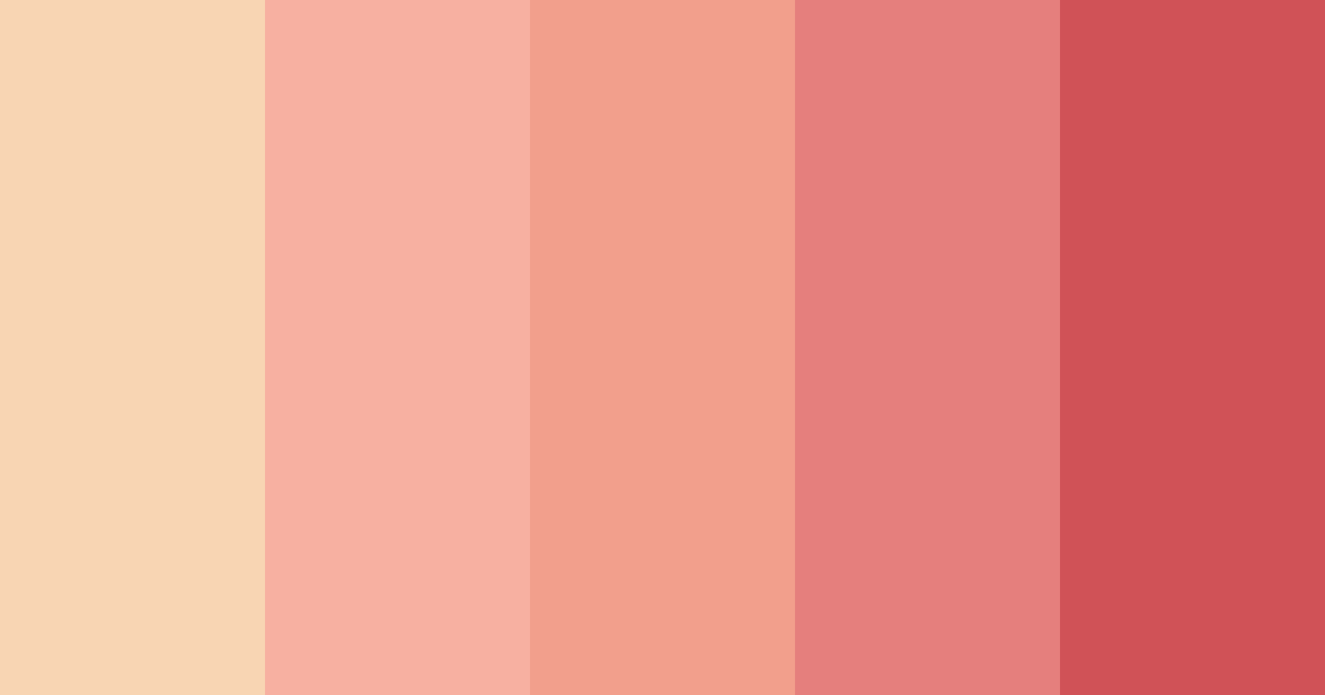 Download sunset sorbet color palette PNG image (landscape)