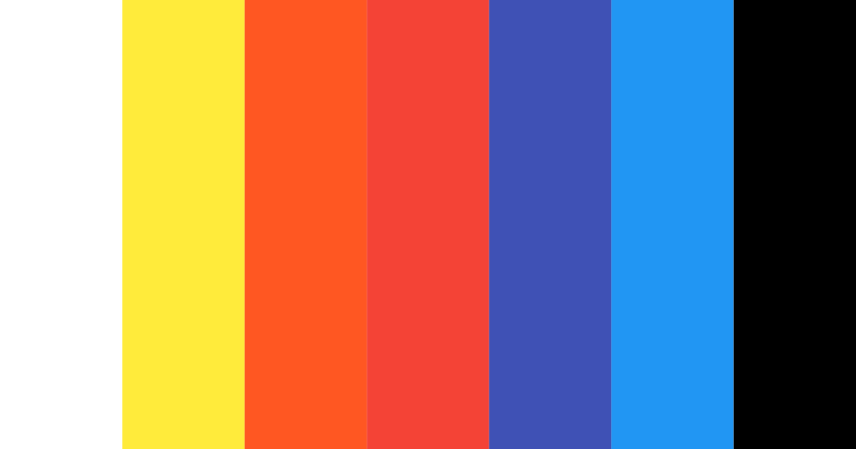Download high contrast color burst color palette PNG image (landscape)