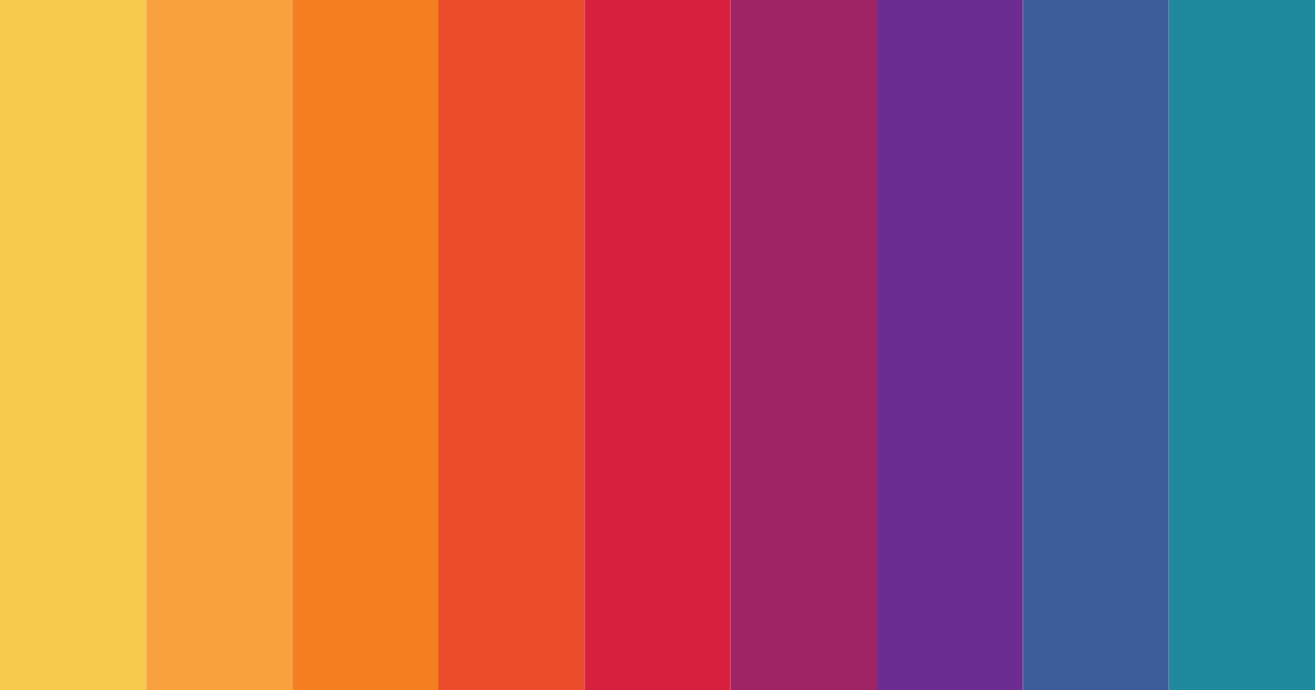 Download vibrant serenade color palette PNG image (landscape)