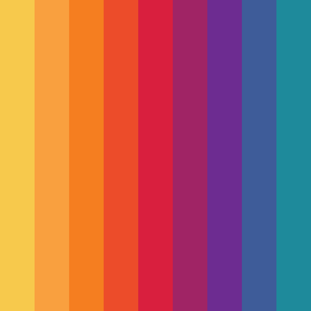Download vibrant serenade color palette PNG image (square)