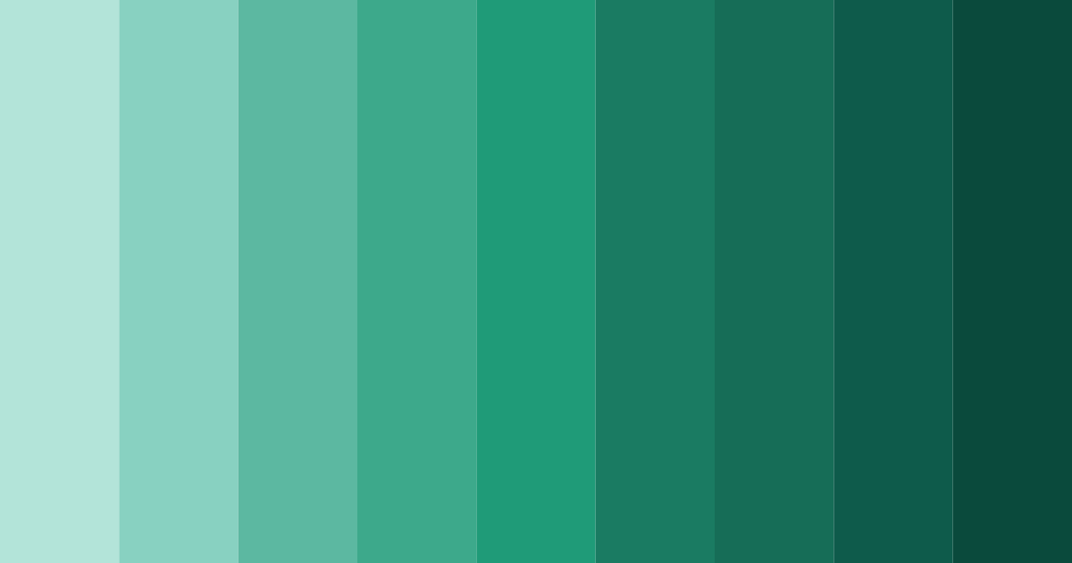 Download emerald twilight color palette PNG image (landscape)