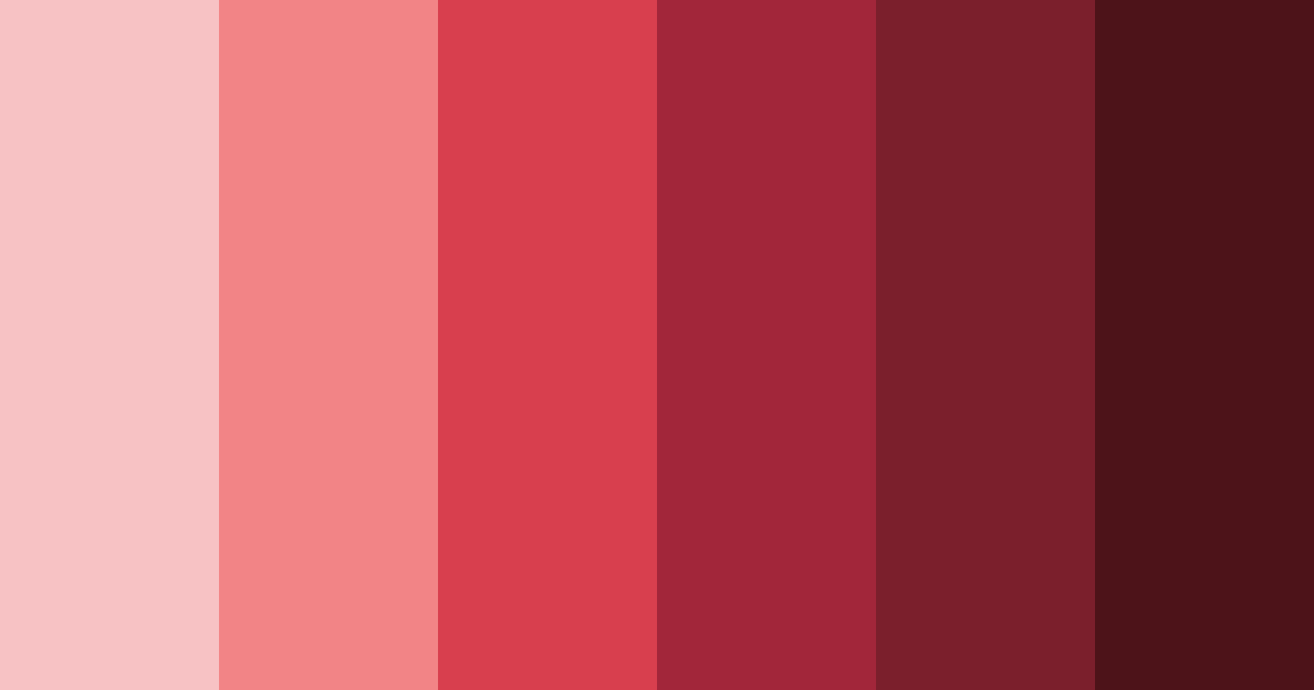 Download cold red shades color palette PNG image (landscape)