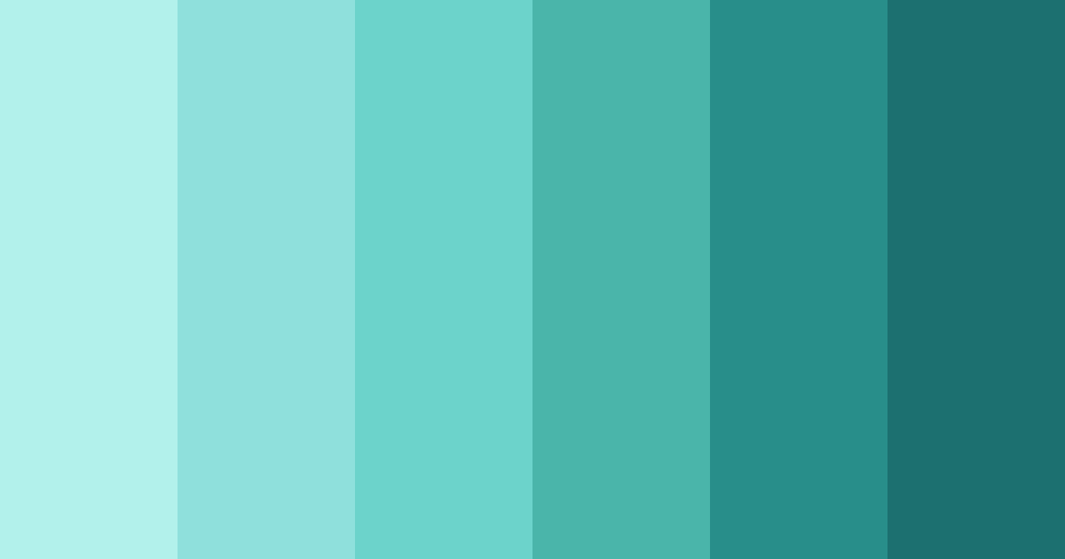 Download ocean breeze color palette PNG image (landscape)