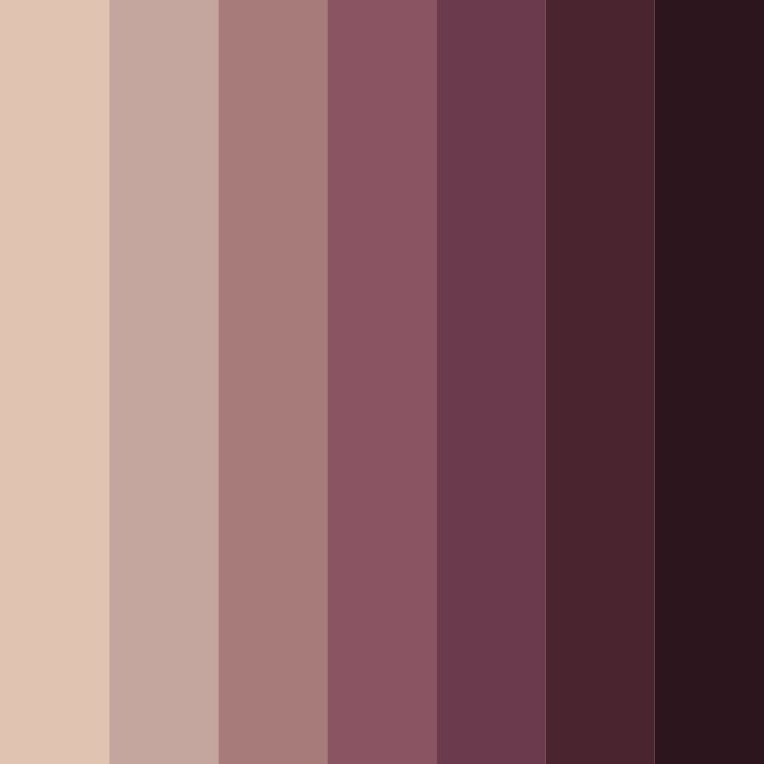 Download muted brown color palette PNG image (square)