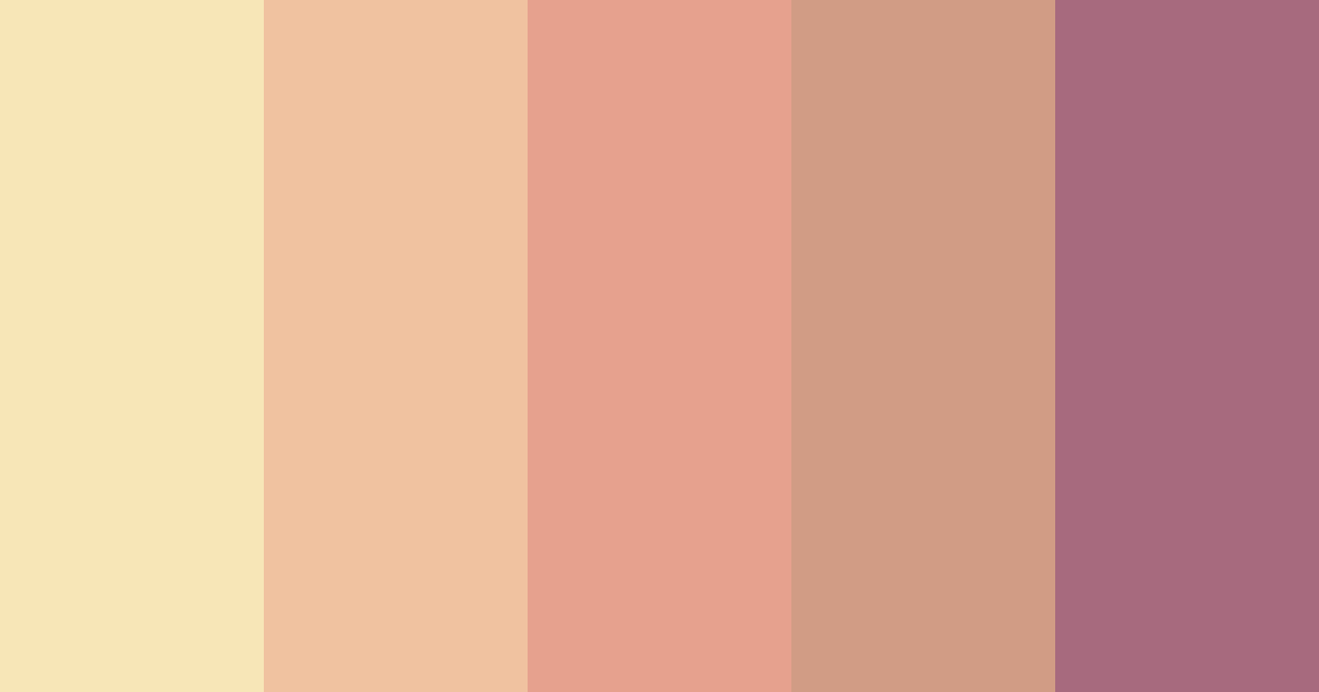 Download desert rose whisper color palette PNG image (landscape)