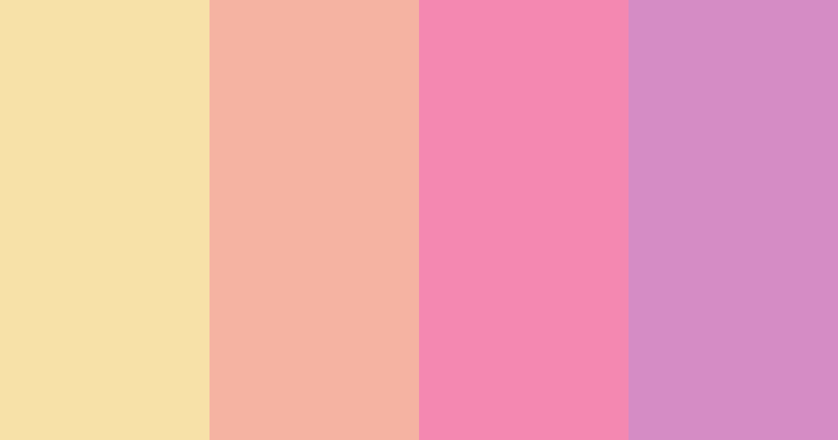 Download whimsical pastels color palette PNG image (landscape)