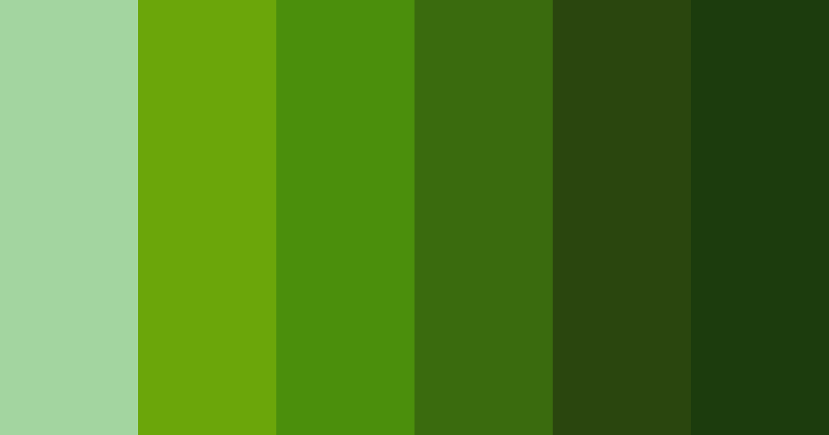 Download emerald forest harmony color palette PNG image (landscape)