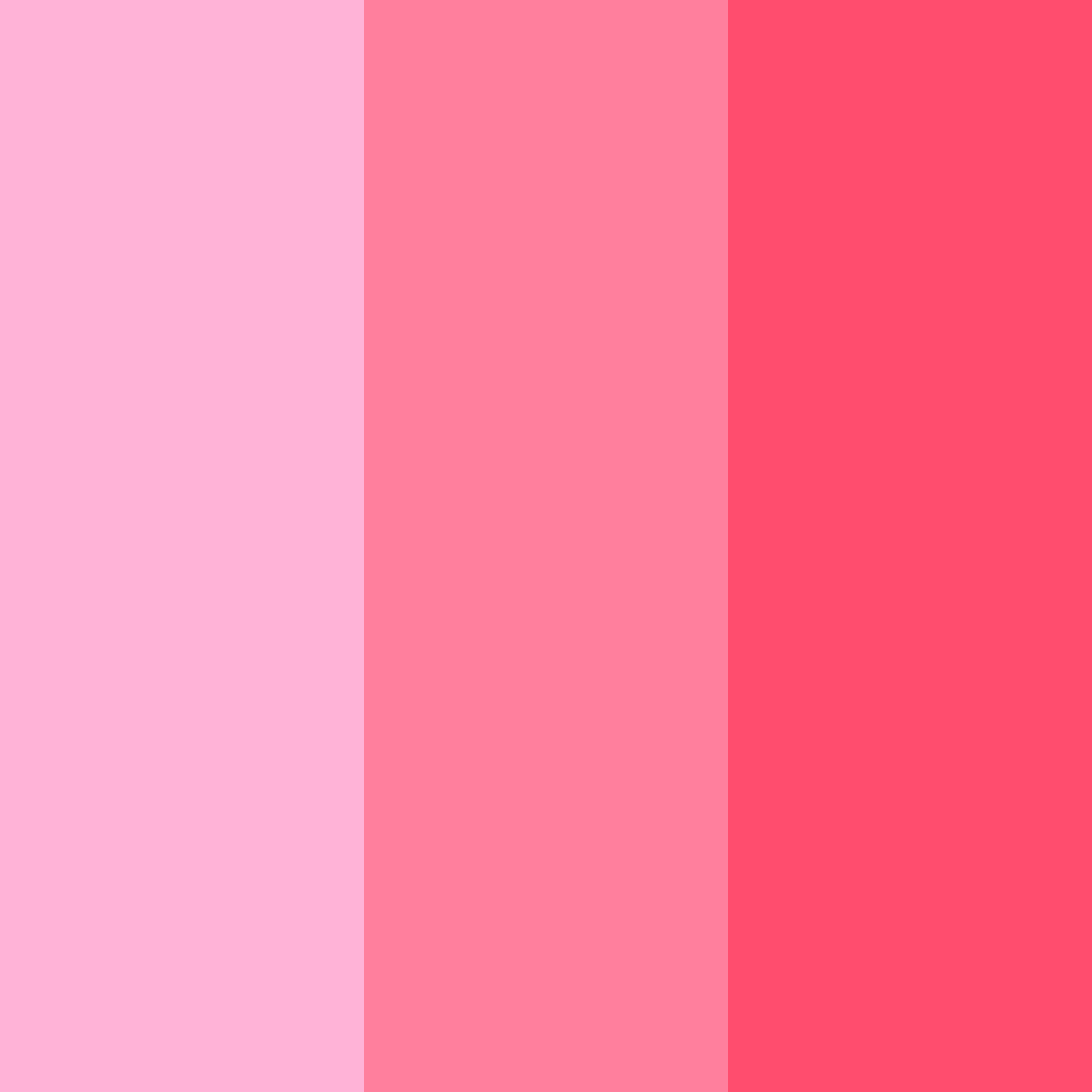 Download fresh pink color palette PNG image (square)