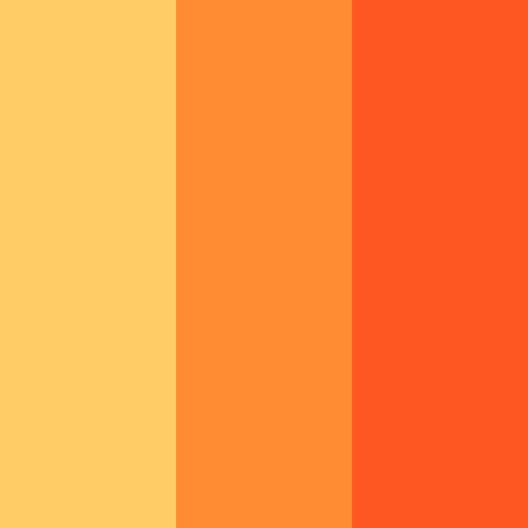 Download blue and orange sunset color palette PNG image (square)