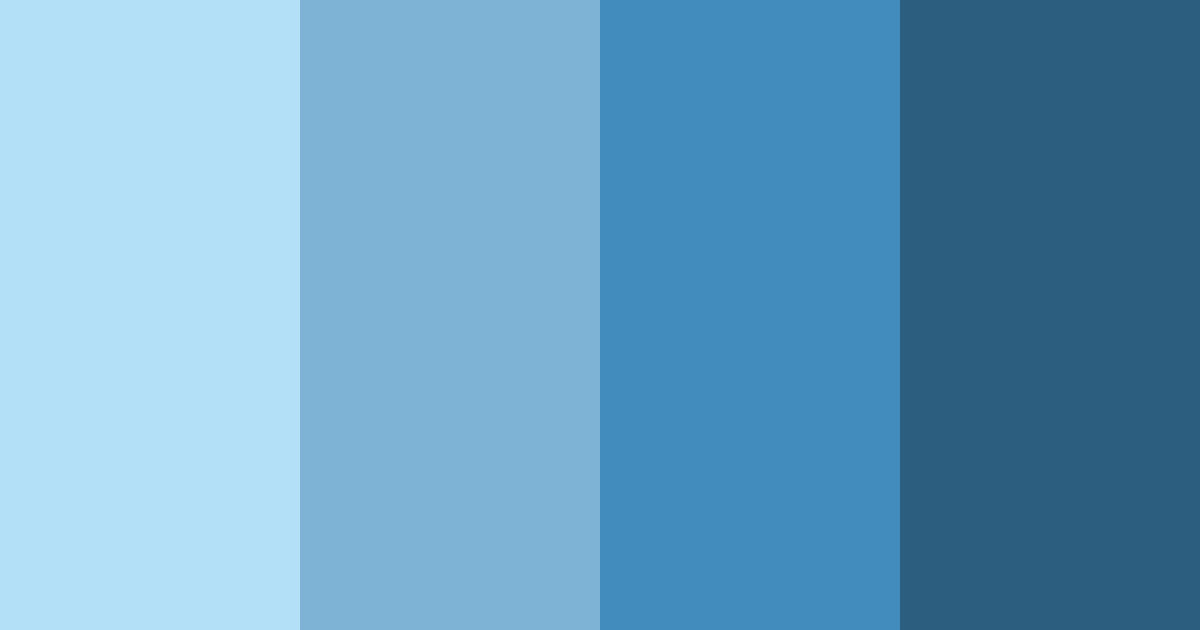 Download blue mode color palette PNG image (landscape)