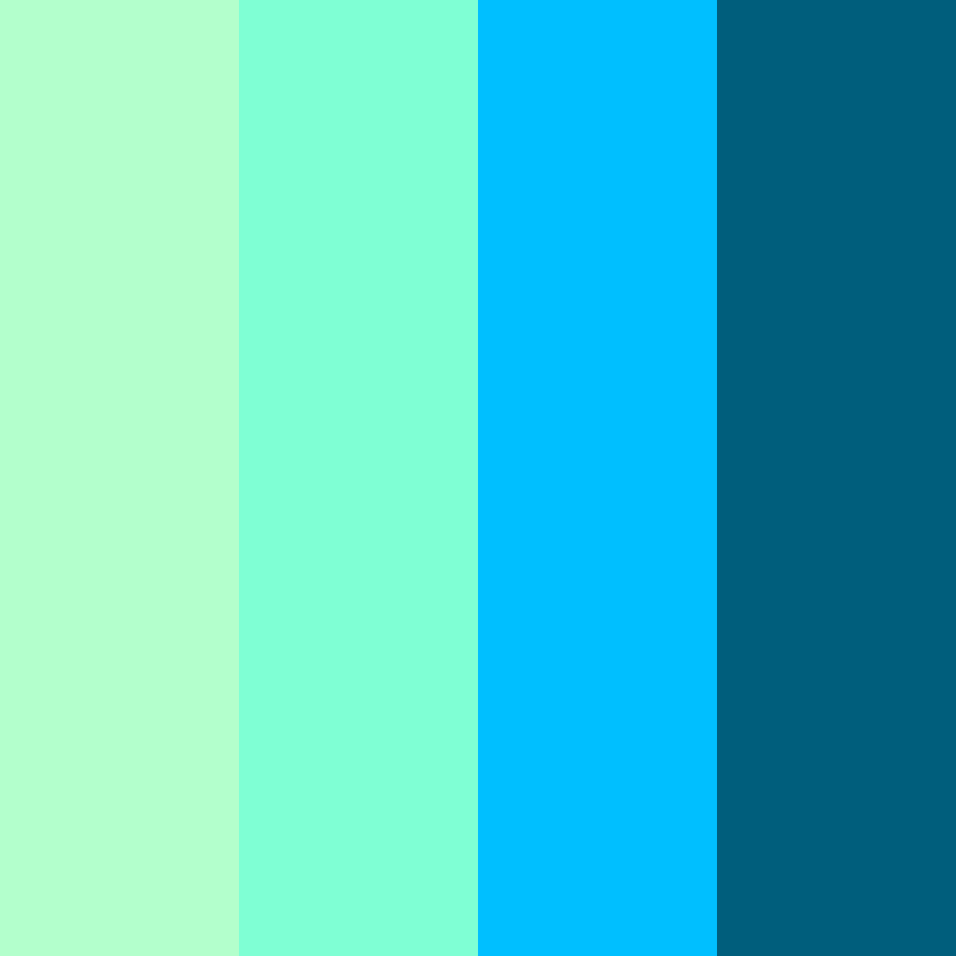 Neon Mirage Color Palette - ColorDrop
