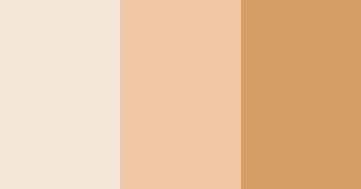 Download peachy tones color palette PNG image (landscape)