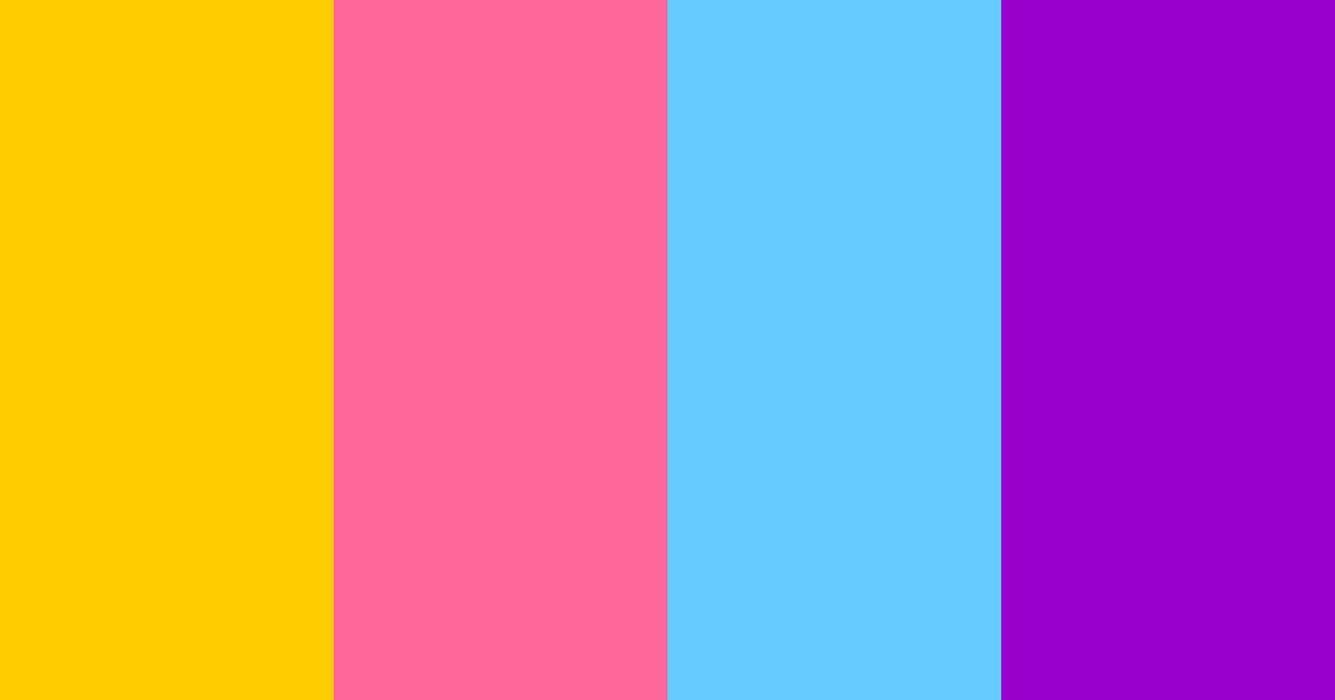 Download colorful rainbow color palette PNG image (landscape)