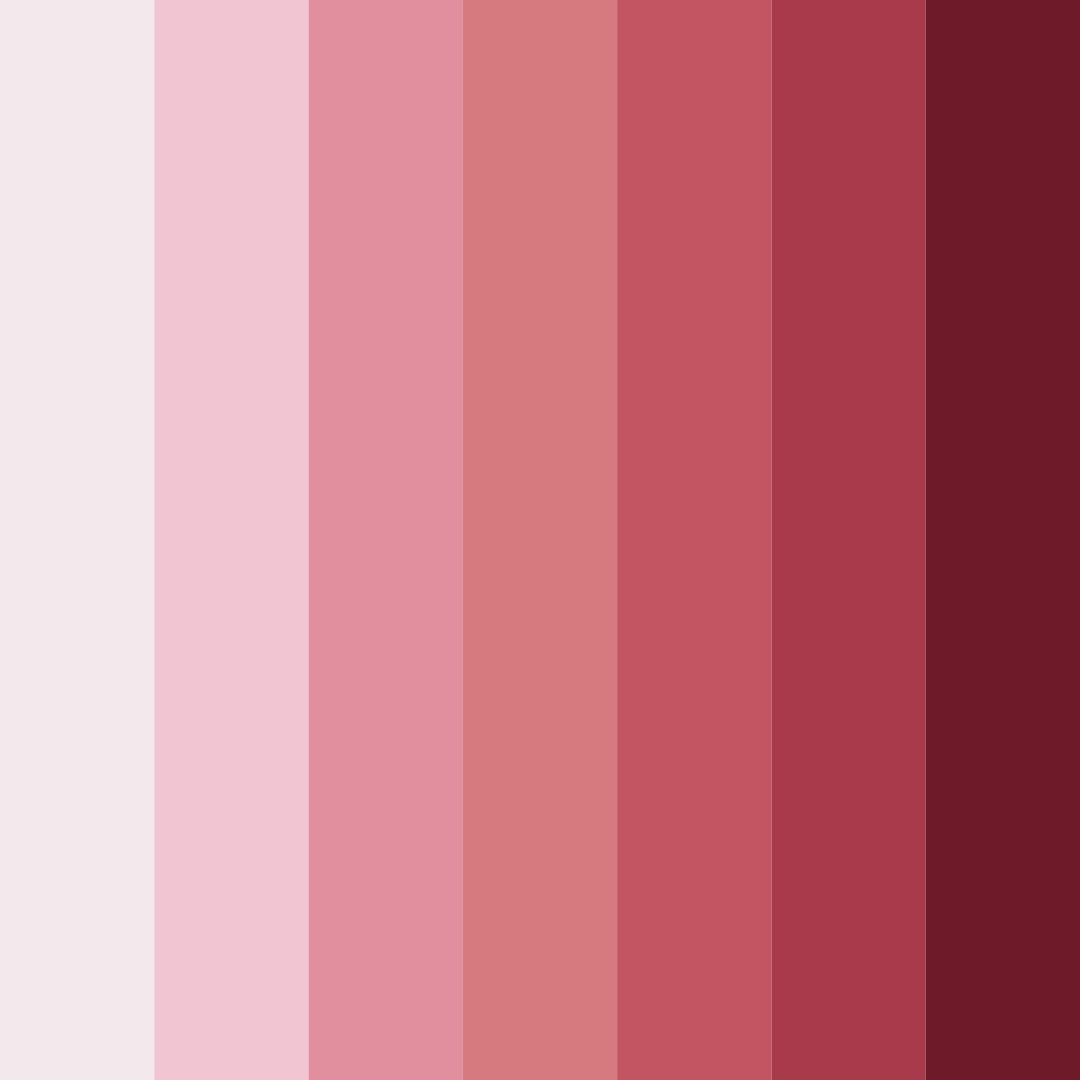 Download blushing boudoir color palette PNG image (square)