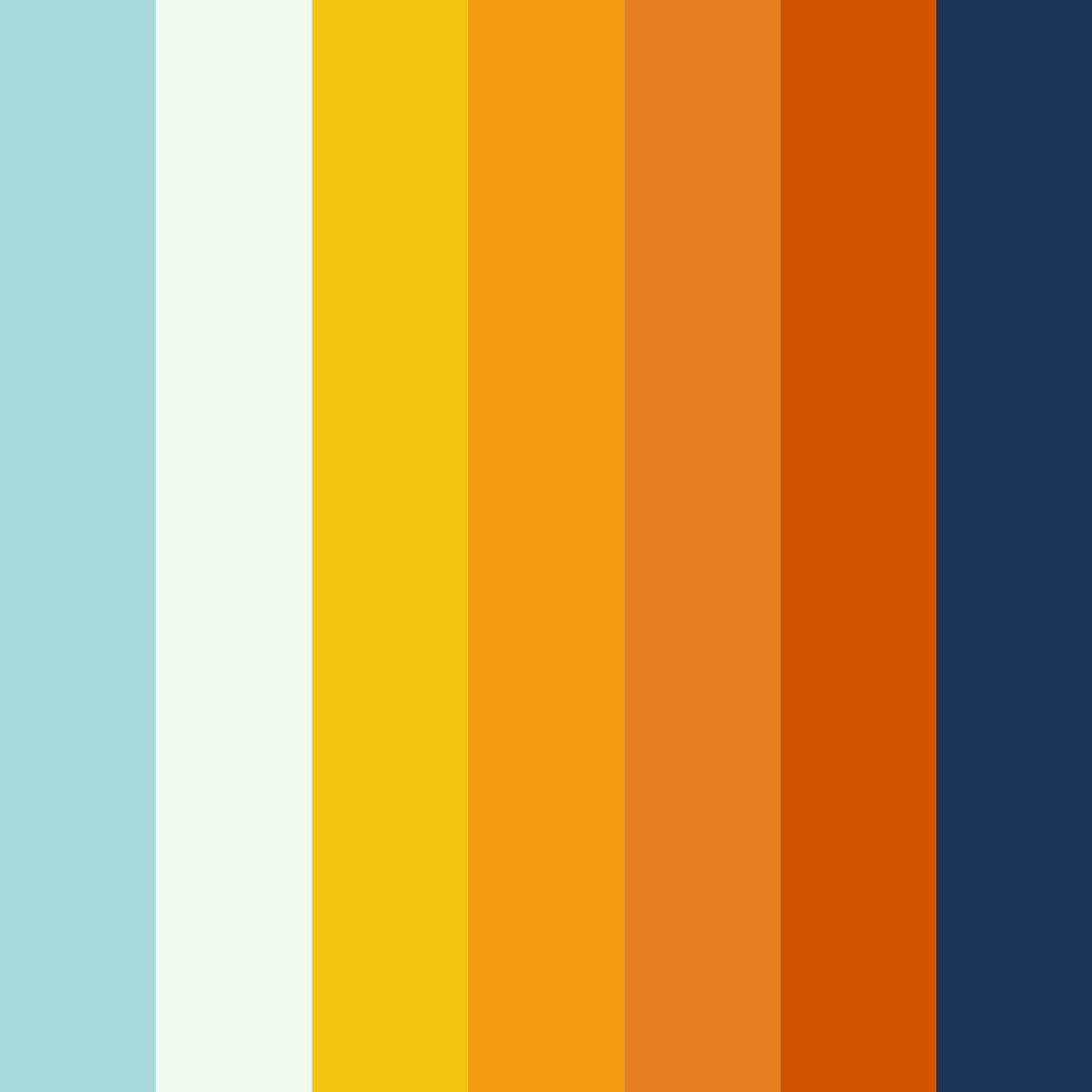 Download dark blue color palette PNG image (square)