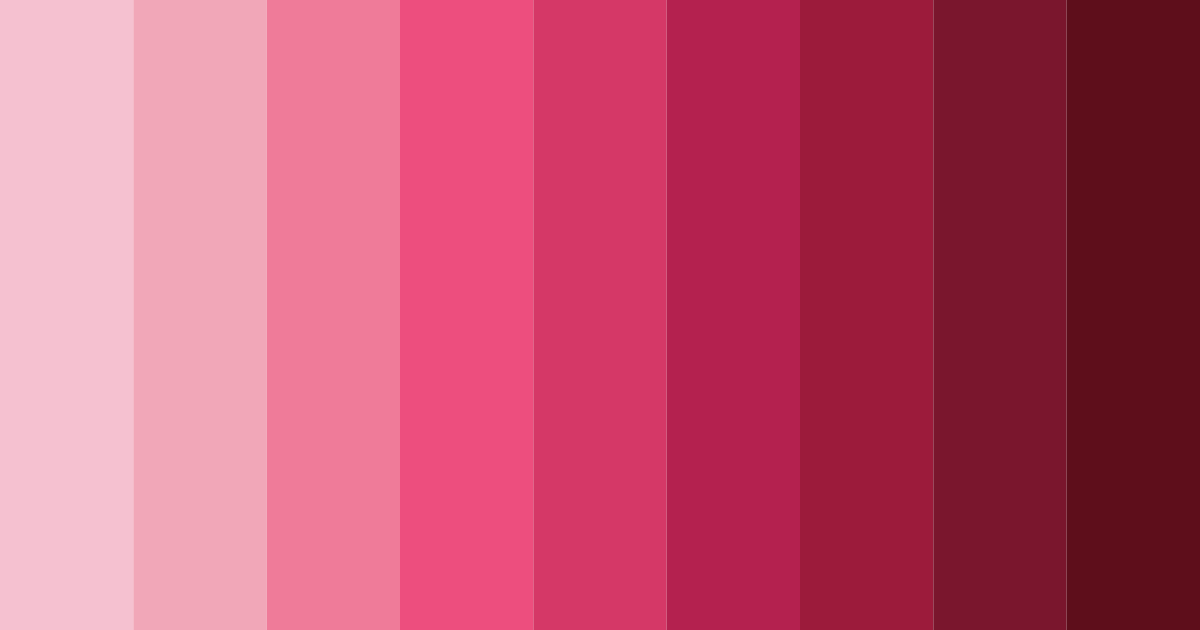 Download raspberry shades color palette PNG image (landscape)