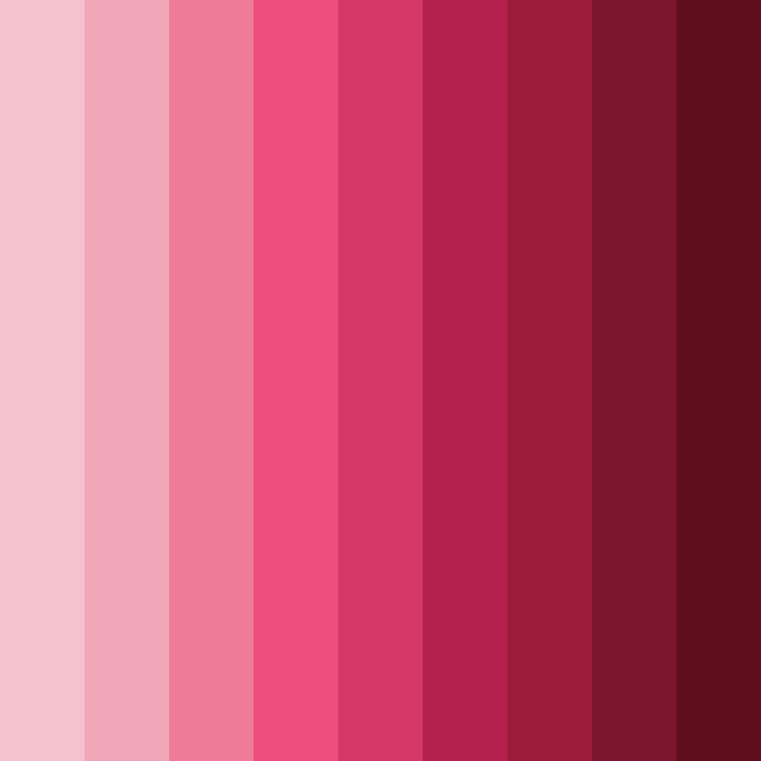 Download raspberry shades color palette PNG image (square)