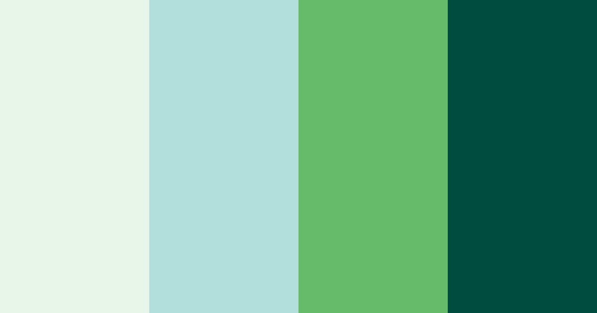 Download ocean breeze serenity color palette PNG image (landscape)