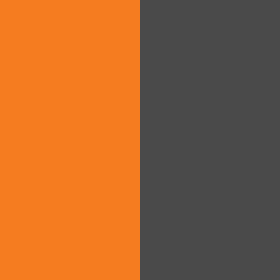 Download dark gray with vibrant orange color palette PNG image (square)